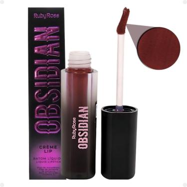 Imagem de Batom Líquido Ruby Rose Obsidian Crème Lip Ocl04 Hb-7100-4
