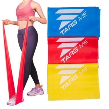 Imagem de Kit 3 Faixa Elástica Thera Band Fisioterapia Targ Me