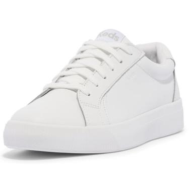 Imagem de Keds Tênis feminino Pursuit com cadarço, Couro branco, 41