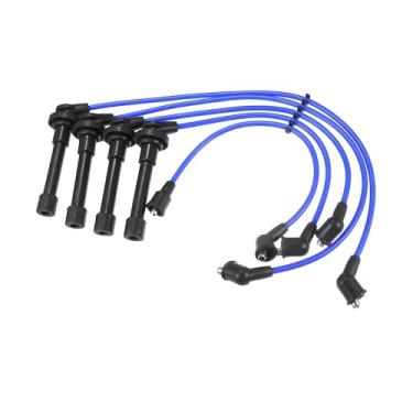 Imagem de A ABSOPRO Cabo de chicote de bobina de ignição para vela de ignição de carro 6,7 mm Apto para Nissan Sentra 1991-1994 1.6L No.2245065Y25 - Pacote com 5 itens de substituição