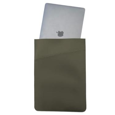Imagem de Pasta Case para Notebook com Bolso Verde Musgo (15 Polegadas)