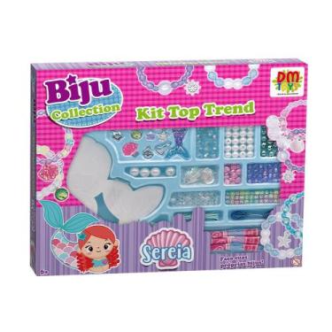 Imagem de Brinquedo Bijuterias Collection Kit Sereia Top Trend Miçanga - DMTOYS