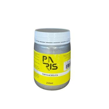 Imagem de Tinta Acrílica Artística Paris Premium Prata 250ml