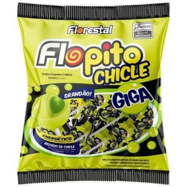 Imagem de Pirulito Flopito Giga Chicle Energético - 600g 24un Florestal