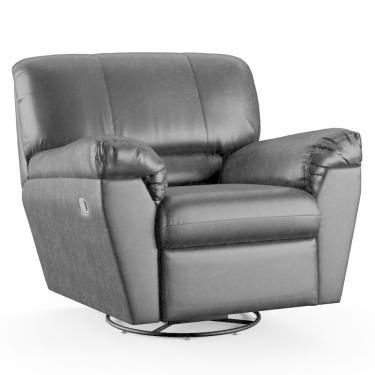 Imagem de Poltrona Do Papai Reclinável Retrátil Taty D05 Corano Preto - Mpozenato