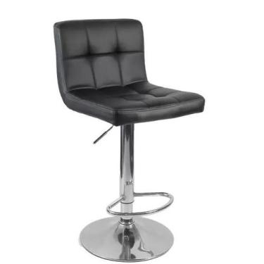 Imagem de Banqueta Gomos Preto  Estilo Moderno, Conforto e Versatilidade para Se