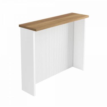 Imagem de Painel Ilha Canelado 120cm 100% Mdf Branco-nature