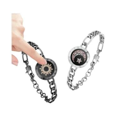 Imagem de Pulseiras De Amor De Longa Distância Para Casais TOTWOO Pulseiras De T