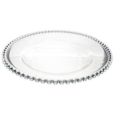 Imagem de Sousplat Bolinha em cristal D32,2xA3,15cm-Transparente - L Hermitage- Full Fit