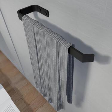 Imagem de Kit de Banheiro Completo 4 peças de Metal Acessórios banheiro Suportes Porta Toalheiros de Banho(Toalheiro de Rosto + Banho)