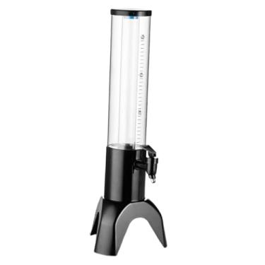Imagem de Fenteer Dispensador de cerveja dispensador de bebidas de cerveja com escala, robustez mimosa torre para casa, festa, restaurantes cozinhas, Preto, 1.5l