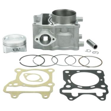 Imagem de Kit de cilindro, kit de pistão de motor de cilindros de motocicleta com diâmetro de cilindro de 62 mm adequado para Honda WW150D PCX150 PCX 150CC 2013-2018 12100-KZY-701 12100-KZY-700