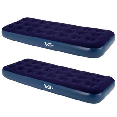 Imagem de Kit 2 Colchões Infláveis Solteiro Flocked Comfort VG Plus