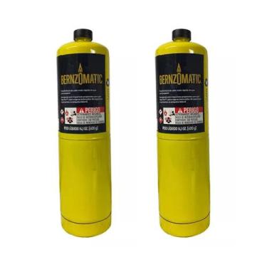 Imagem de 2 Refil Gás Mapp Bernzomatic 400g - Harris