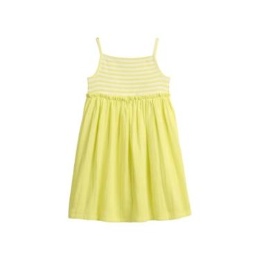 Imagem de GAP Vestido de malha para bebês meninas, Limon, 6-12 Meses