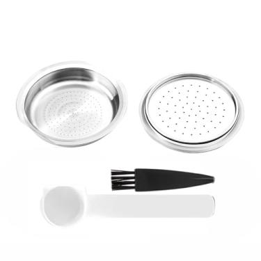 Imagem de Filtro de cápsula de café de aço inoxidável, anticorrosão, filtro reutilizável adequado para máquina de café Senseo HD7801 HD6592