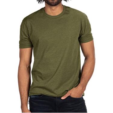 Imagem de Camiseta masculina Next Level, Military Green, Medium