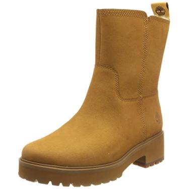 Imagem de Timberland Bota feminina Carnaby Cool Basic Warm Pull on Wr Chelsea, Trigo, 6 Wide