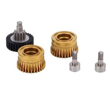 Imagem de WALFRONT 3D Impressora Rolamento Duplo Substituição de Engrenagem de Aço Endurecido Kit de Engrenagem Extrusora de Unidade de Aço para K1 K1 Máximo K1C