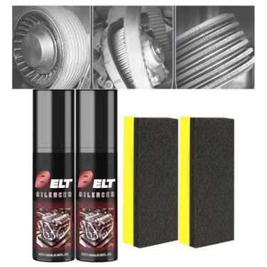 Imagem de XIRUJNFD Spray automotivo de curativo de cinto de 3,38fl.oz (100 ml), correias de transmissão e sincronização antiderrapantes de longa duração, restaura a aderência e estende a vida útil da correia