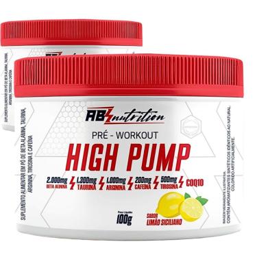 Imagem de Kit 2 Pré-treino Musculação High Pump Absolut Nutrition 100g Sabor:limao