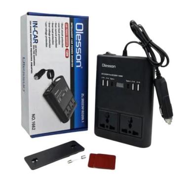 Imagem de Inversor 12v Para 220v 150w Com Usb Carro Caminhão - Genérica