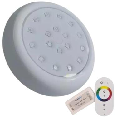 Imagem de Luminária Refletor Power Led Piscina 18w Rgb controlador controle