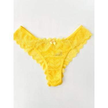 Imagem de Calcinha Isis - Treacy Lingerie, Amarelo, G