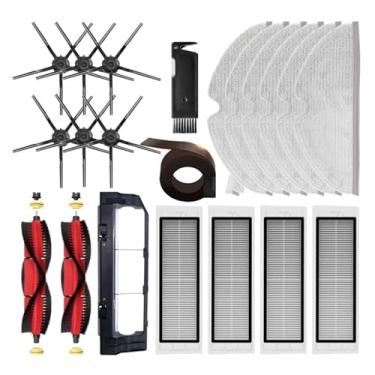 Imagem de HEPA Filter Main Brush Mop Cloth Side Brush Water Tank Dust Box Compatible With XiaoMi Roborock S5 Max S6 MaxV S6 Pure Vacuum Spare Parts(Yellow)