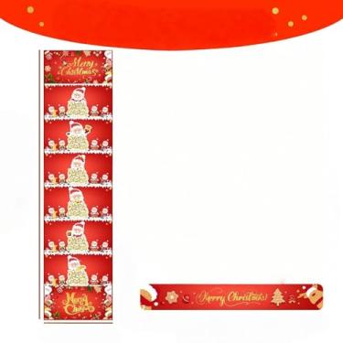 Imagem de 1 peça (envelope vermelho + cintura), design de Papai Noel, dobrado em papel, adequado para festas festivas e celebrações de ano novo.