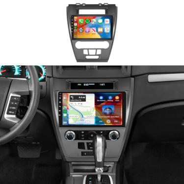 Imagem de Rádio de carro estéreo para Ford Fusion Mustang 2009-2012 2 + 64G, tela sensível ao toque de 10,1 polegadas/Android 13/Wireless CarPlay/Android Auto/DSP EQ/GPS/WiFi/Bluetooth/FM/RDS/SWC/HD