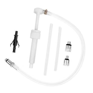 Imagem de CyperFair 1 conjunto de kit de bomba de combustível de transmissão, extrator de óleo de engrenagem inferior do carro para diferencial e transmissão, kit de óleo de troca manual manual de pressão