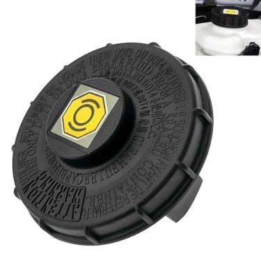 Imagem de CyperFair Tampa do reservatório do cilindro mestre do carro, proteção selada, tampa do reservatório de freio com marcador visível, substitui OEM # 46662-SLE-J01 46662-S8A-003, compatível com Honda