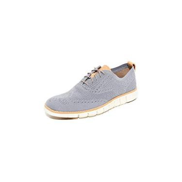 Imagem de Cole Haan Men's Zerogrand Stitchlite Wingtip Oxford, Ironstone/Ivory, 11 Medium US