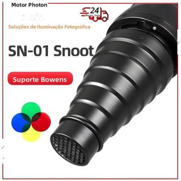 Imagem de Acessório Grande Bowens Snoot Para Flash De Estúdio GODOX Tipo S DE300
