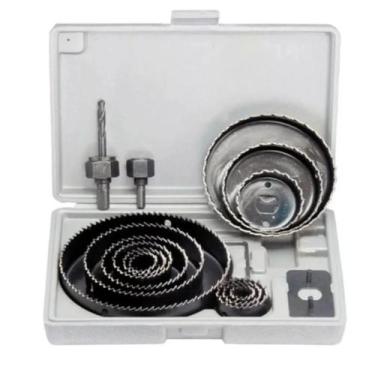 Imagem de Kit De Serra Copo Para Madeira Com 16 Peças Gorill Import - Gorillaz I