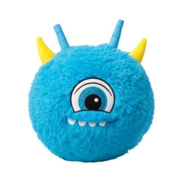 Imagem de Pelúcia Bola Inflável, Azul, 34-45cm Diâmetro, com Bomba, Brinquedo Macio e Colorido, 585g