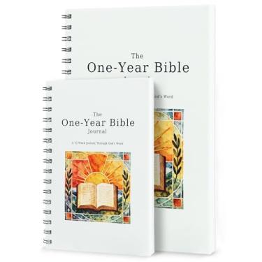 Imagem de Allinside The One-Year Bible Journal - Guia de estudo de 55 semanas em espiral da Bíblia em um ano para mulheres e homens, plano diário de leitura da Bíblia | Ideal para devoções diárias, estudo em