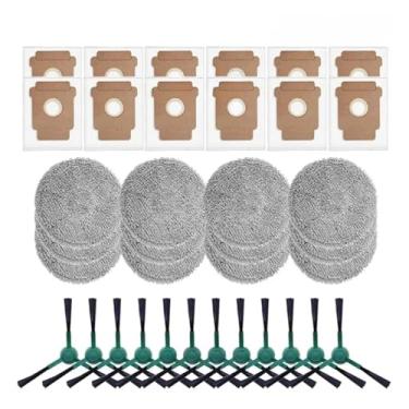 Imagem de Compatível com iRobot Roomba Plus 405 Combo / 505 Combo - Escovas principais e laterais + panos de limpeza + filtros + sacos de pó - Acessórios para robô(Black)