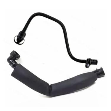 Imagem de Mangueira de exaustão de respiro do cárter do motor compatível com BMW Série 5 G30 G28 G01 11158652442 11157623745 (1 par)