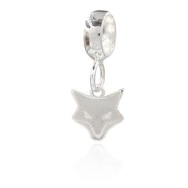 Imagem de Berloque Cruzeiro Oficial Mascote Raposão em Prata 925 Legítima-Unissex