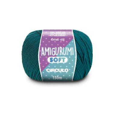 Imagem de Fio Amigurumi Soft Círculo 150m Acrílico Algodão Macio Crochê Tricô Artesanato Versátil (5994 - FOLCLORE)