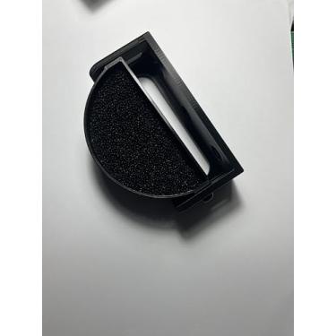 Imagem de BEVINKATE Defletor de filtro de aquário com ventosas, controlador de fluxo de tanque de peixes, calmante de superfície de água e redutor de fluxo para peixes betta e camarão (preto)