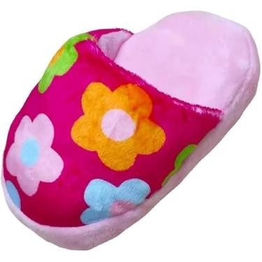 Imagem de Veloshine Brinquedos duráveis para cães resistentes à mastigação com Squeaker interativo, tecido Oxford de camada dupla, lavável na máquina, design de chinelo