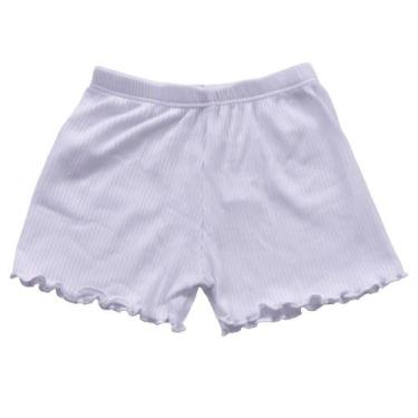 Imagem de Short Chuleado Infantil Cor:BrancoTamanho:3-4 anos - KSL Kids, Branco,
