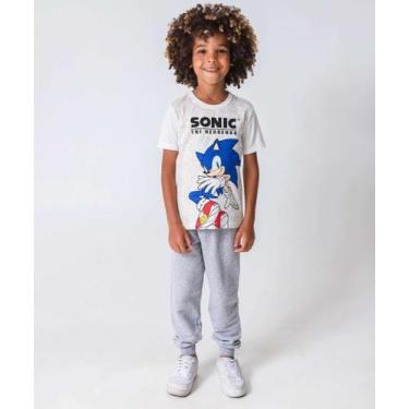 Imagem de Calça Infantil Jogger Mescla Moletinho Marisa Tam 4 a -46030, Cinza, 8