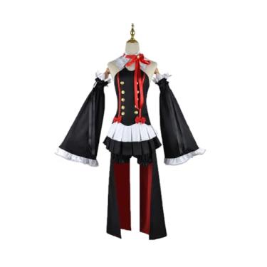 Imagem de CHUANHUA Krul Tepes Cosplay Costume Anime Seraph of the end Role Cosplay Costume Full Set Lady's (X-Small)