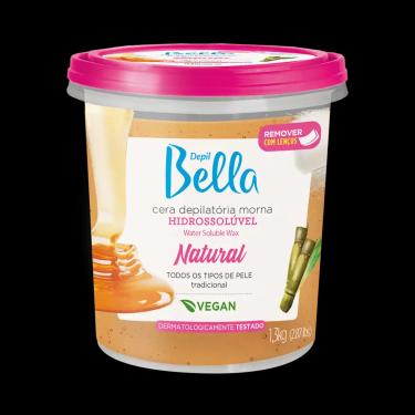 Imagem de Cera Depil Bella Hidrossolúvel Natural 1300g