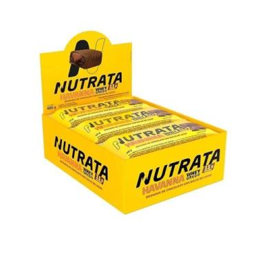 Imagem de Whey Grego Bar Havanna Display 12 Unidades (480g) - Sabor: Brownie de 