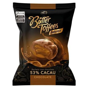 Imagem de Bala Butter Toffees Chocolate 53% Cacau Arcor 90g